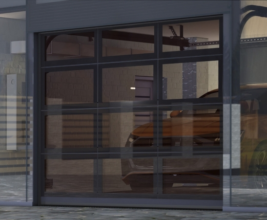 Панорамные ворота Алютех AluPro в Анапе