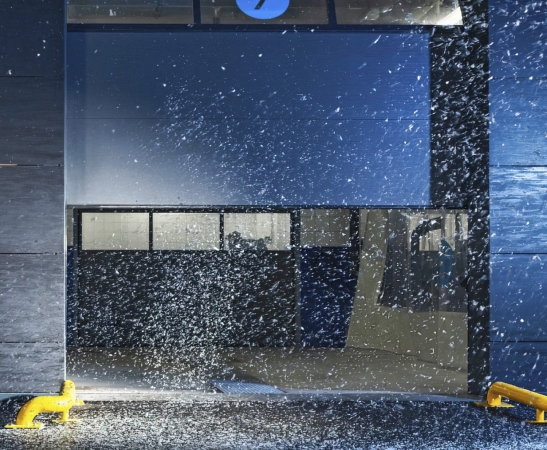 Панорамные ворота AluTherm в Анапе