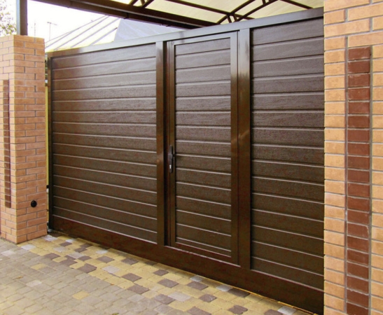 Ворота с калиткой в Анапе