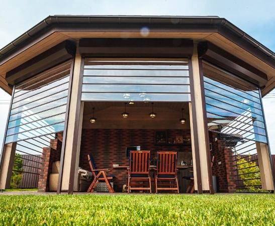 Прозрачные рольставни в Анапе